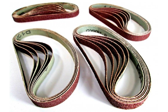 Schuurband 10 x 330 mm voor powerfile verschillende korrel groftes 25 stuks 