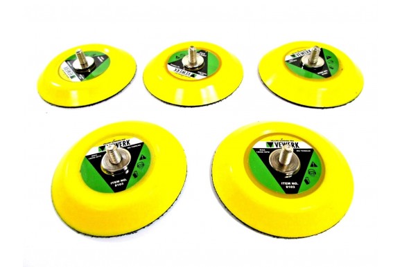 Schuurschijfhouder / schuurschijfpad 75 mm 5 stuks