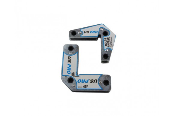 Sterke lasmagneten 45 en 90 graden (2 stuks) 