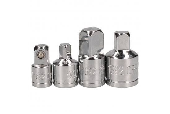 Verloop doppenset / dop adapterset 4-delig 